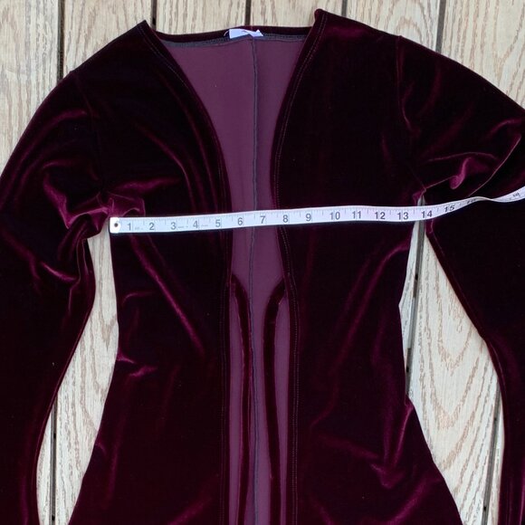 Fairy Flair Velour Long Sleeve Bell Cuff Pixie Robe Sz XS - Picture 7 of 16